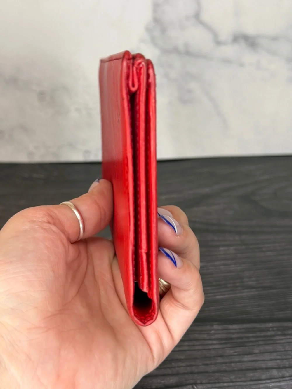 Louis Vuitton Epi Red Long Bifold Wallet | Vintage | Date Code: CA0964